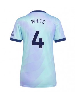 Arsenal Ben White #4 Zenski Rezervni Dres 2024-25 Kratak Rukavima